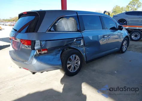 2014 Honda Odyssey Ex-L from USA, damaged, VIN 5FNRL5H6XEB122894